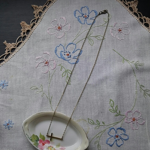 ♦ 3 for $15 Horizontal Cross Necklace - Picture 2 of 7